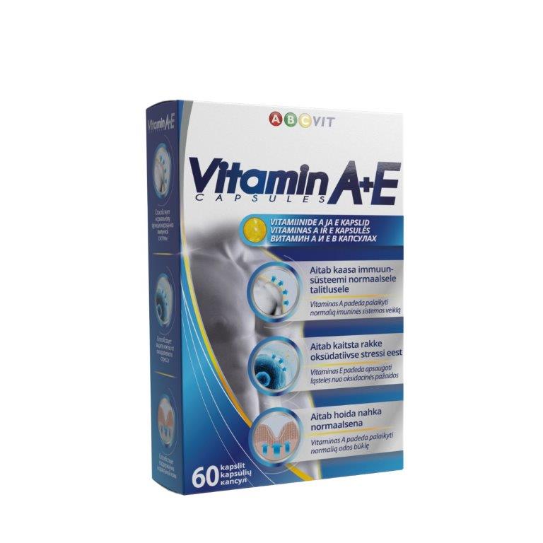 ABCvit A+E Vitamiini kapslid N60