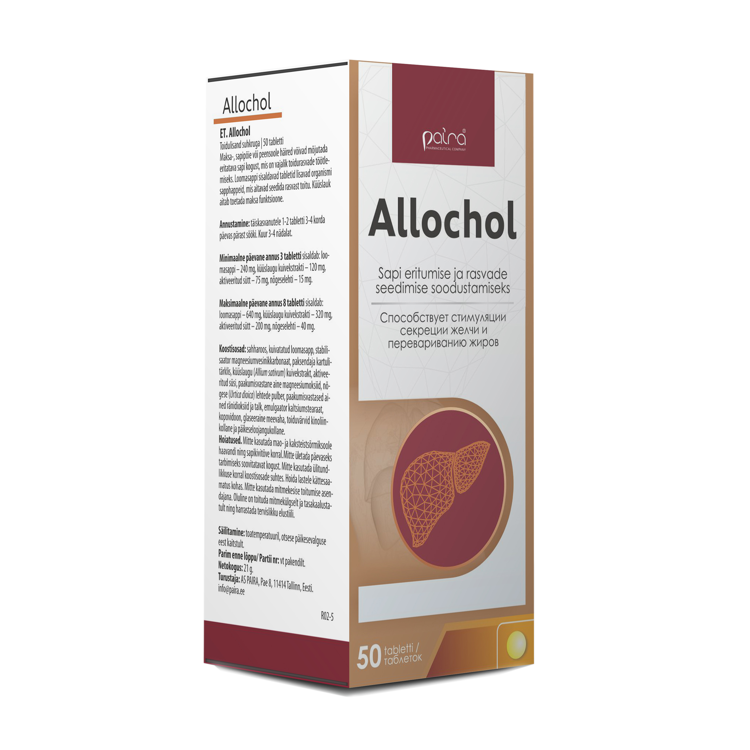Paira Allochol tbl. N50