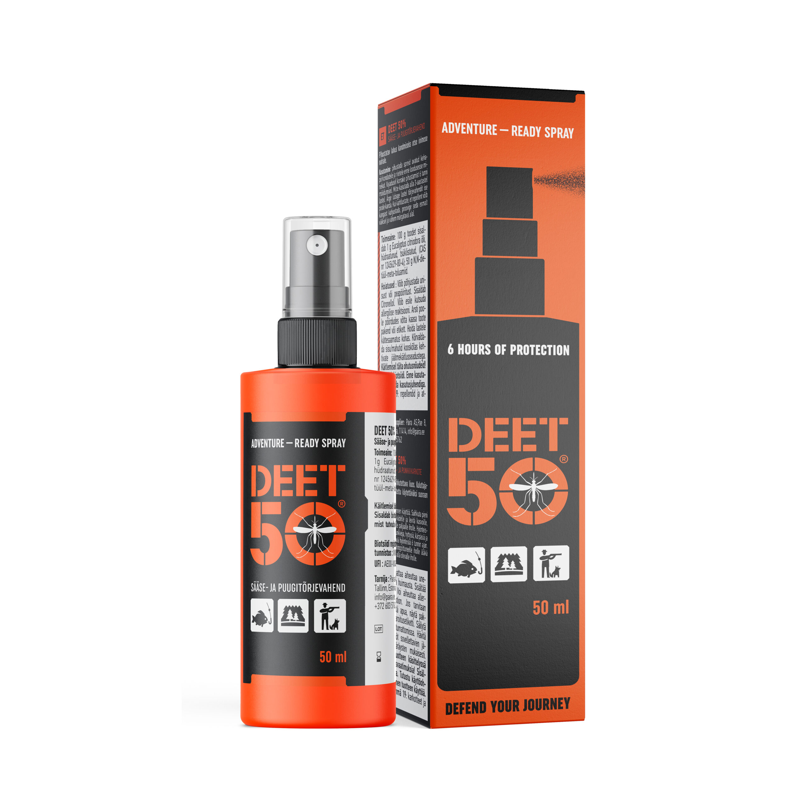 Deet 50% sprei sääse- ja puugitõrjevahend 50ml