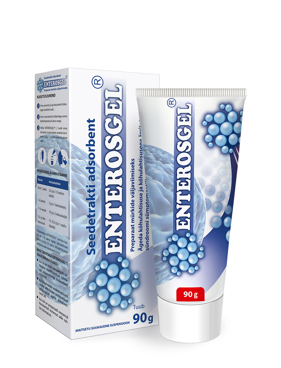Enterosgel Seedetrakti adsorbent suukaudne suspensioon 90g