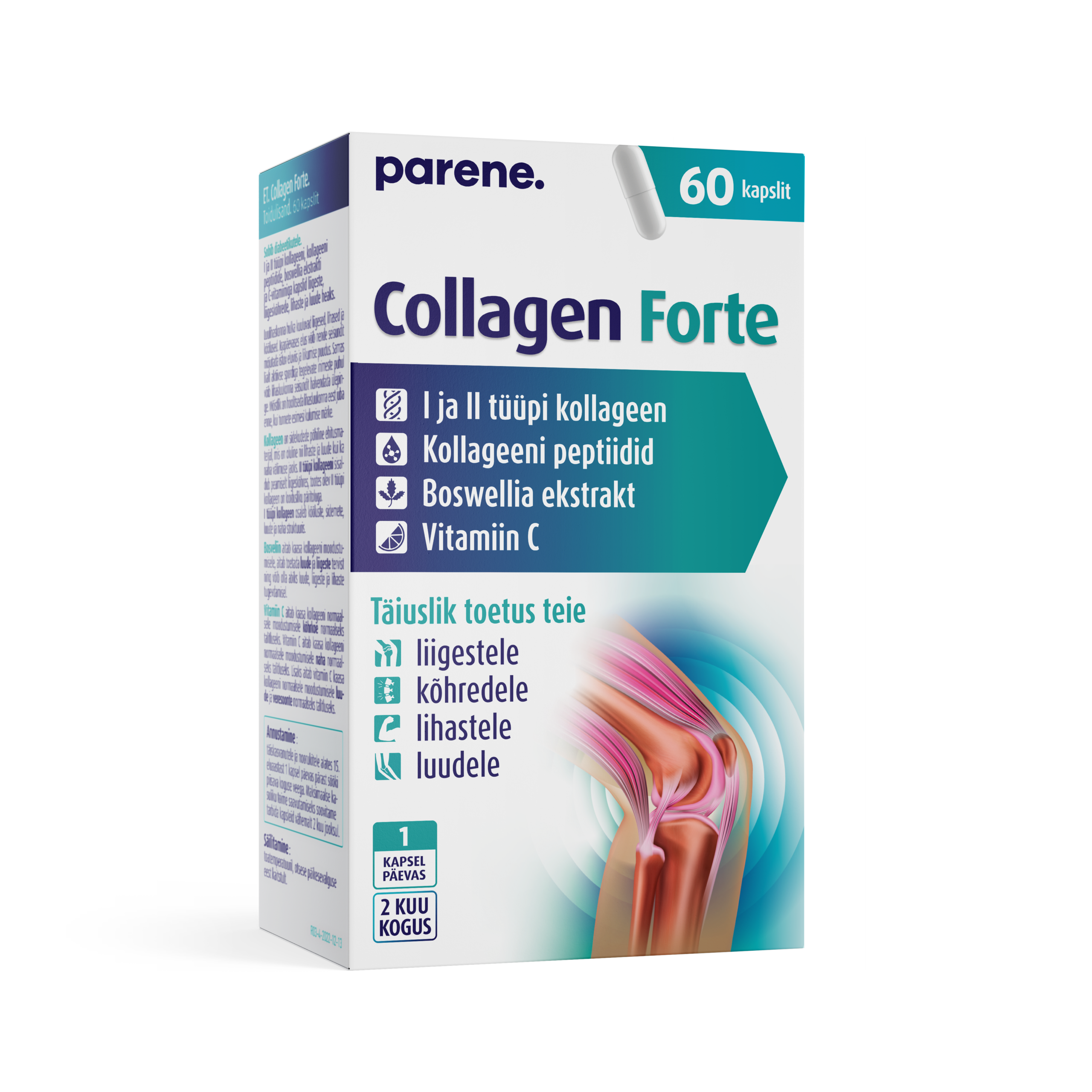 Parene. Collagen Forte (Kollageen) kapslid N60