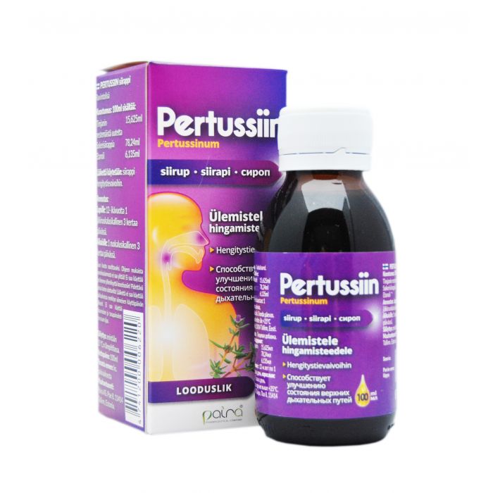 Paira Pertussiin siirup 100ml