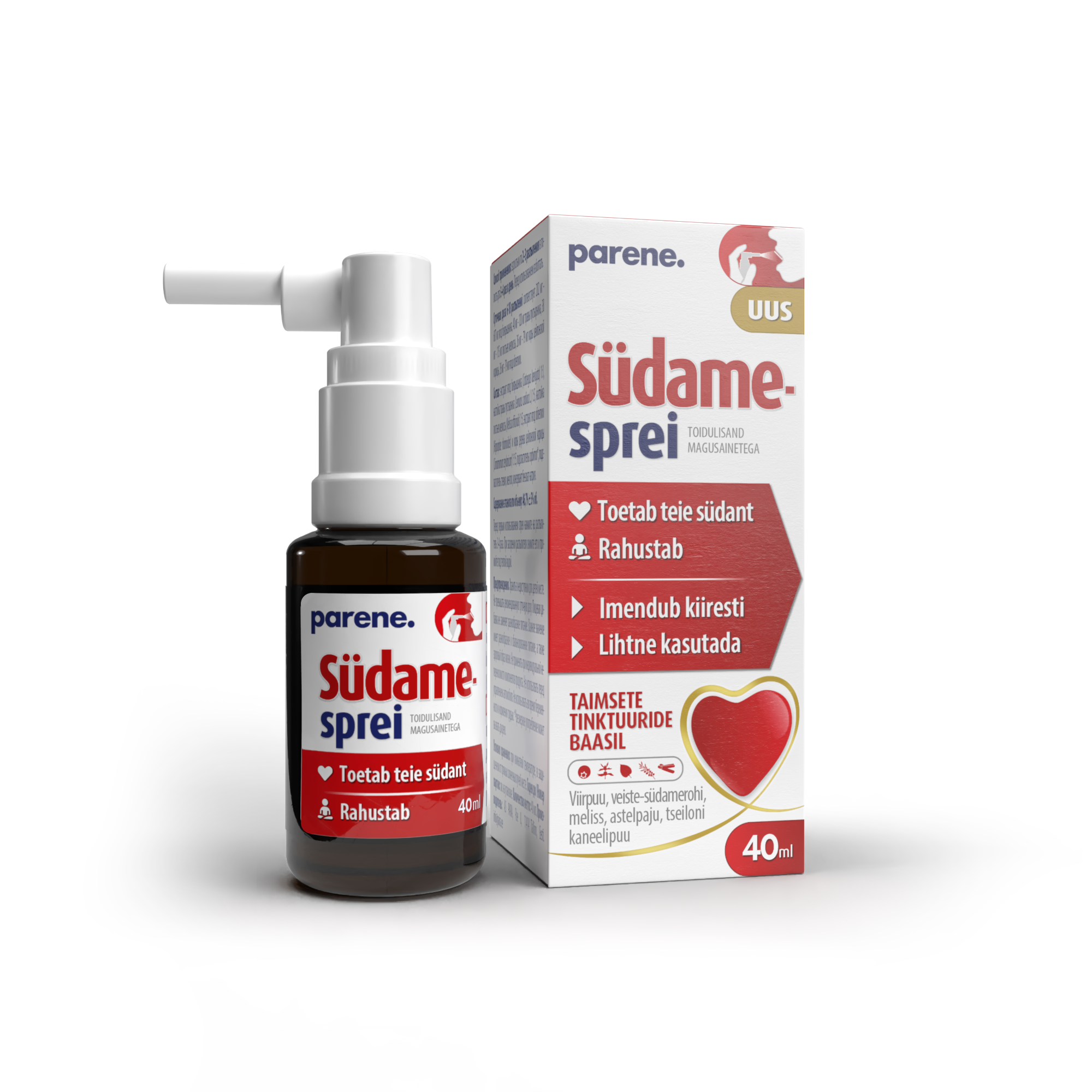 Parene. Südamesprei 40ml