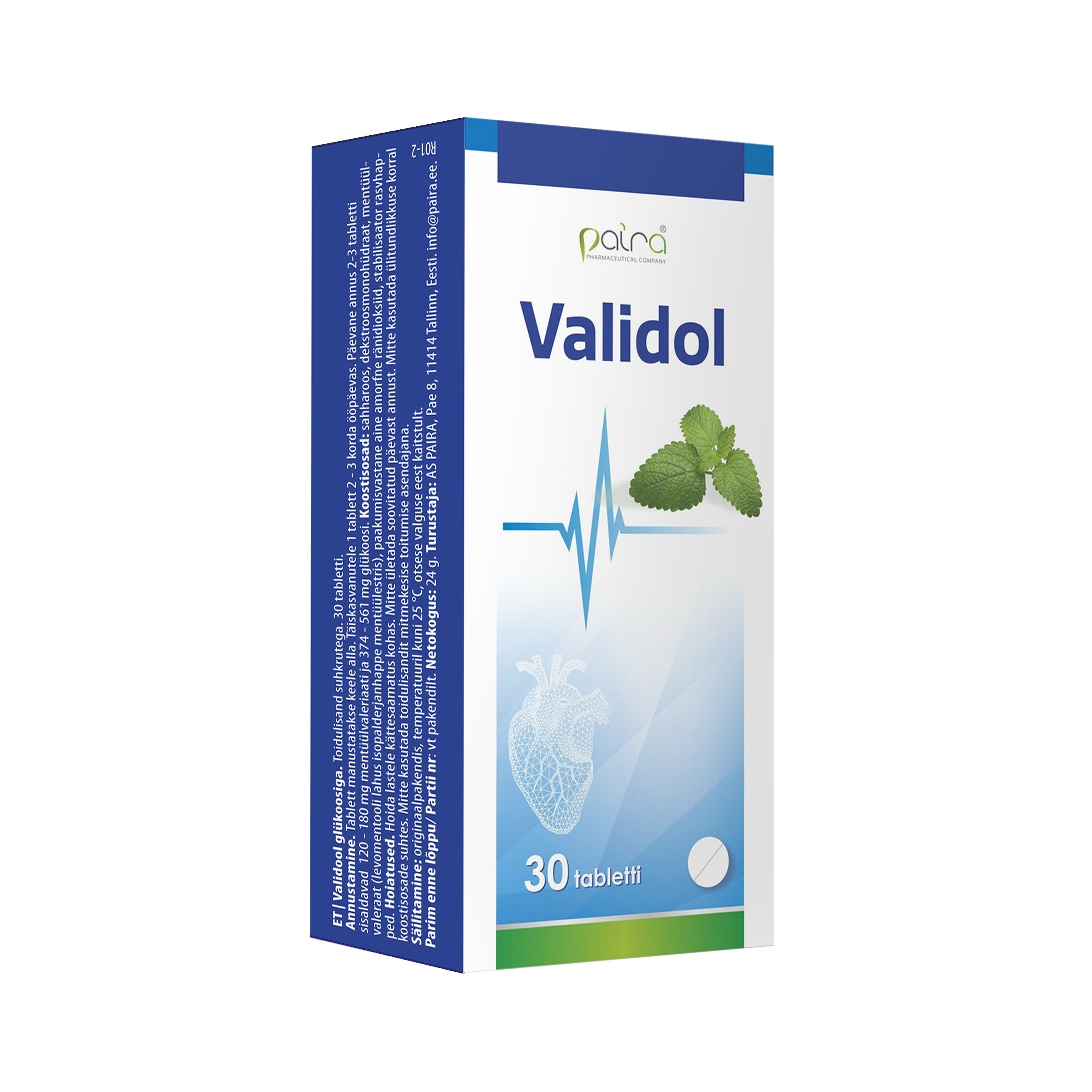 Paira Validol suhkruga 60mg N30