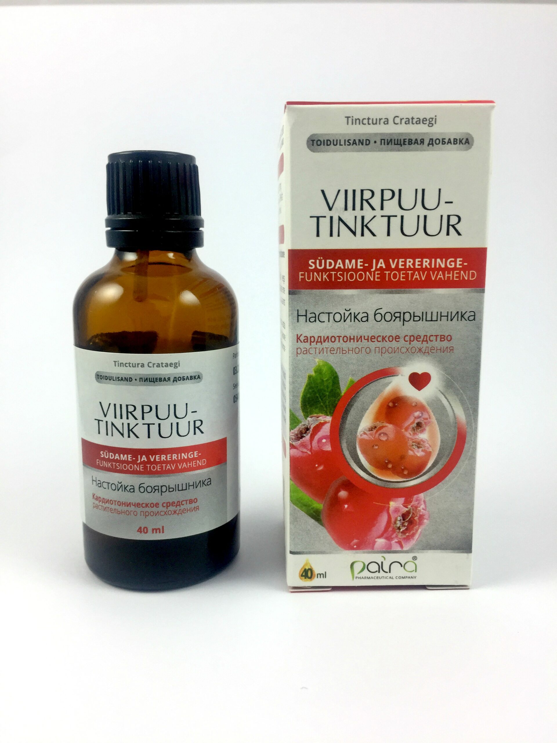 Paira Viirpuutinktuur (Crataegi) 40ml