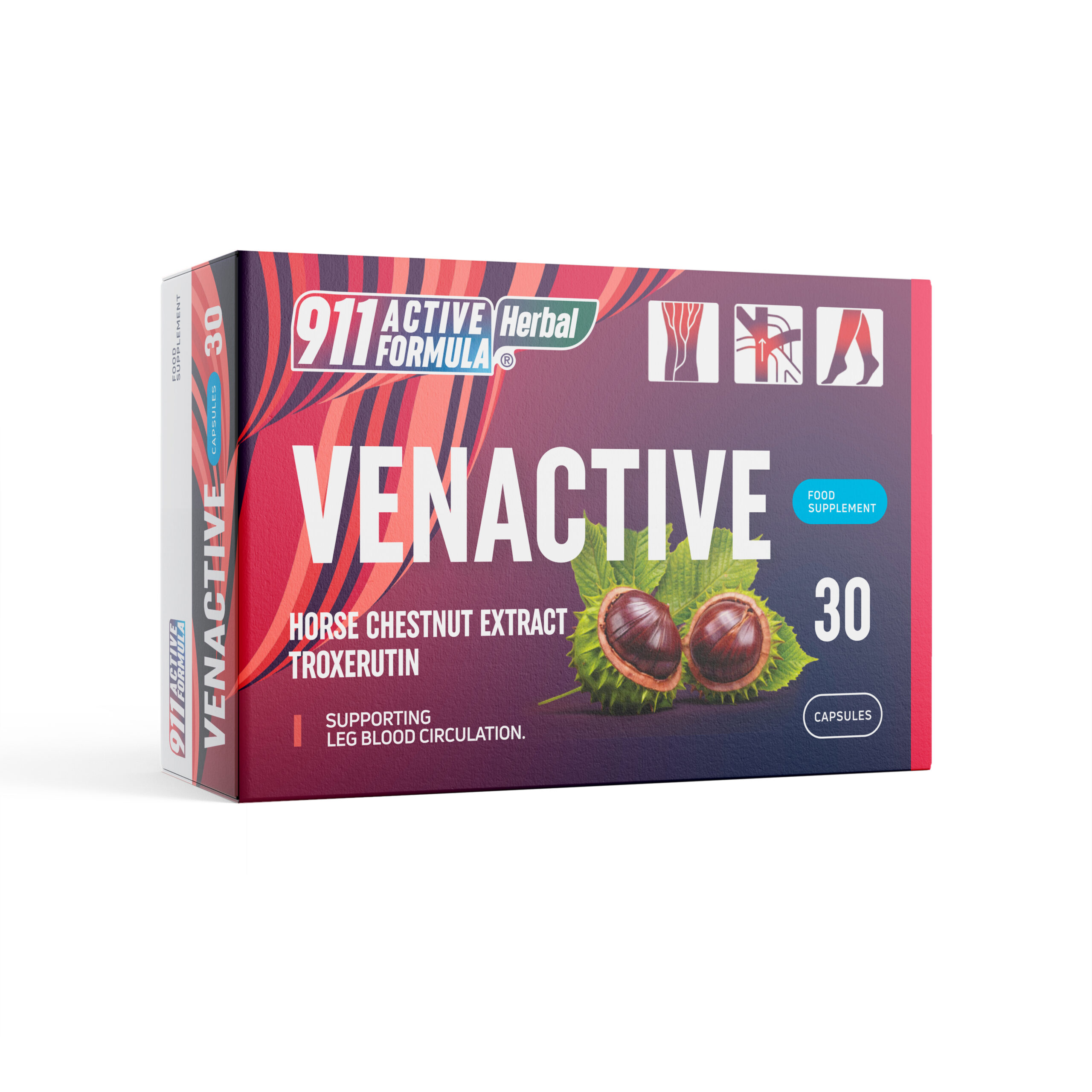 911 Active Formula Herbal VENACTIVE kapslid N30