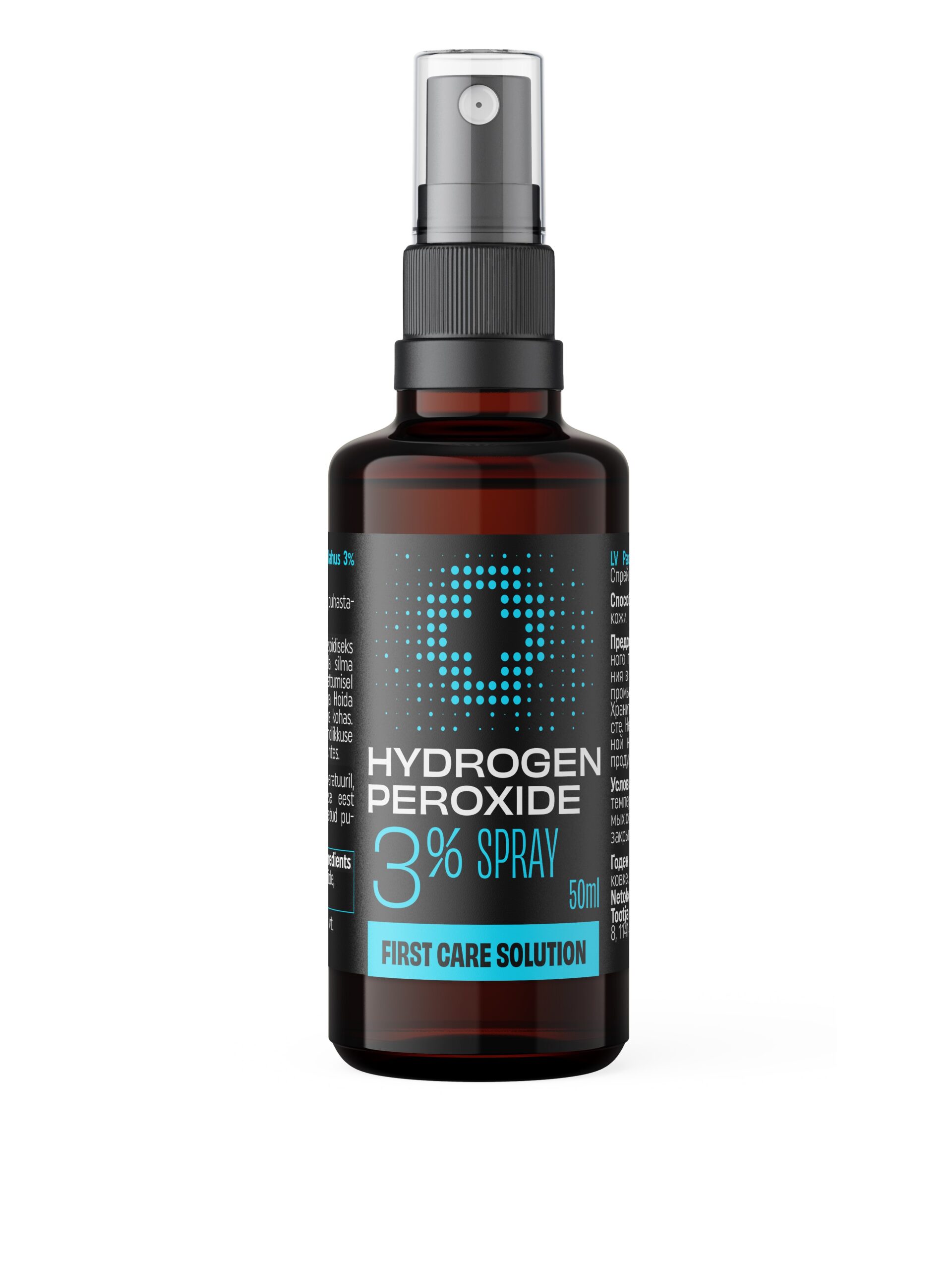HYDROGEN PEROXIDE SPRAY (Vesinikperoksiidi lahus sprei) 3% 50ml