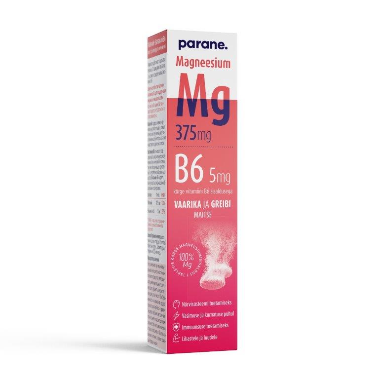 Parane Magneesium 375mg + B6 5mg N20
