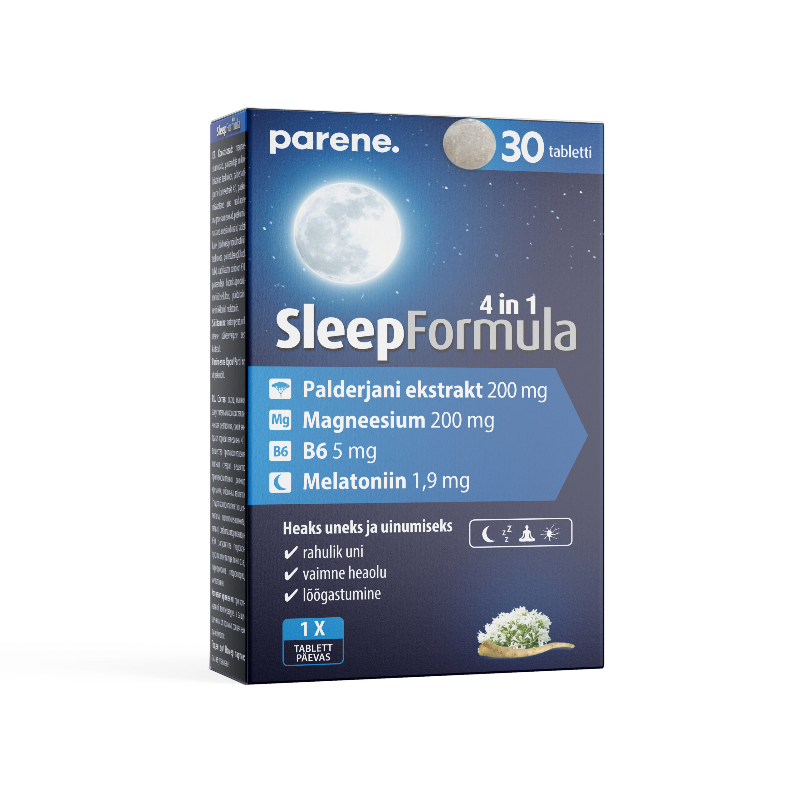 Parene. SLEEP FORMULA 4in1 tabl. N30