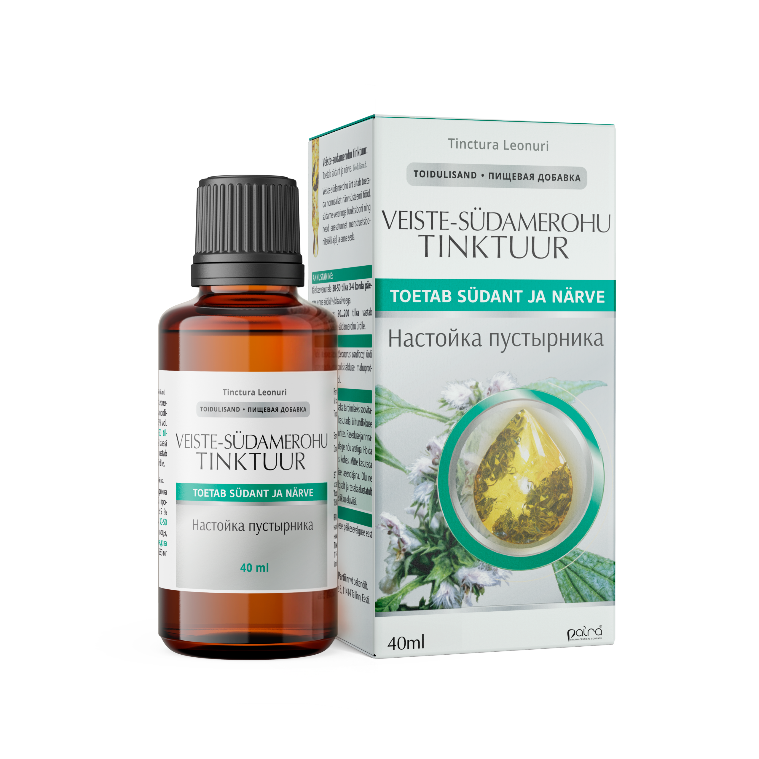 Paira Veiste-Südamerohu tinktuur 40ml