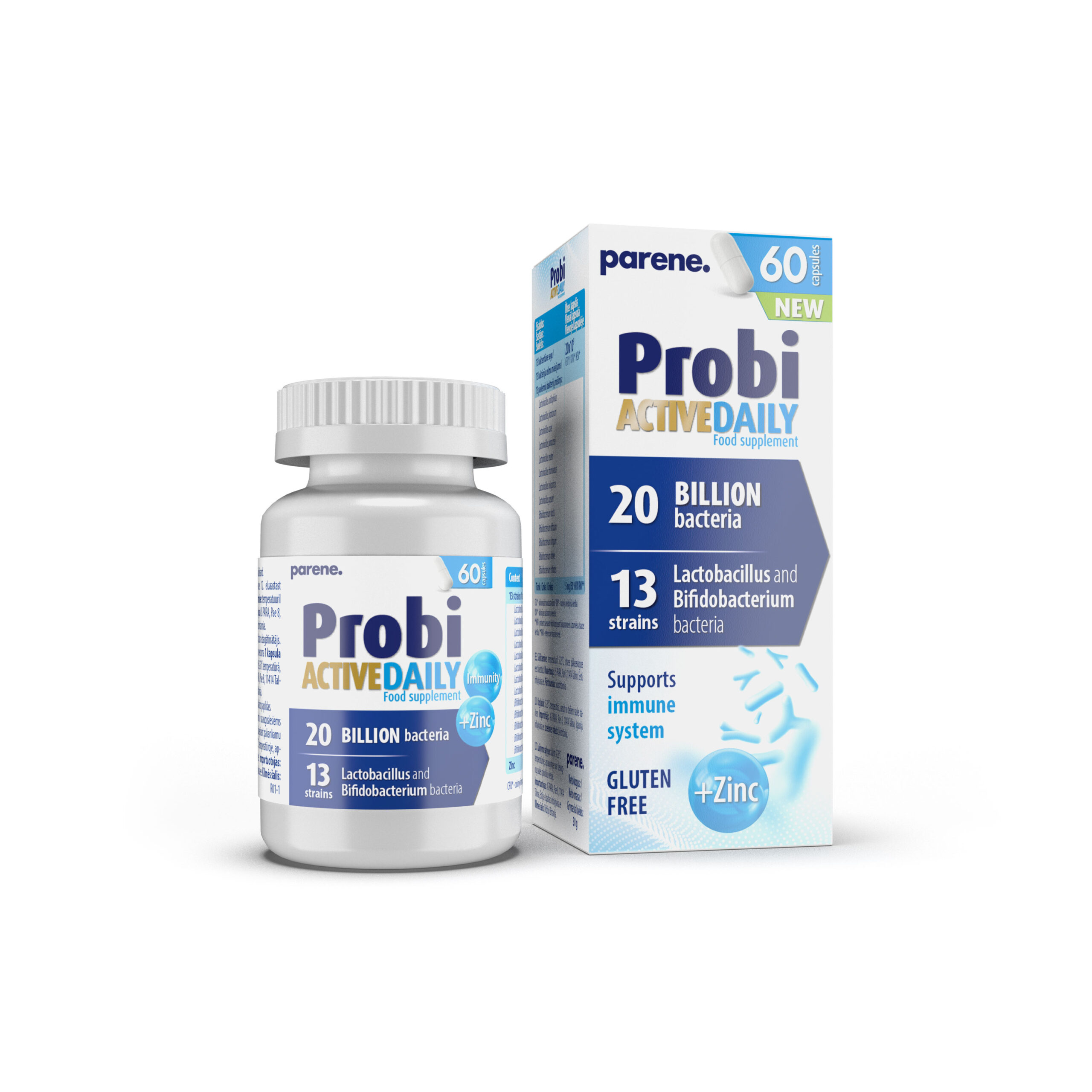 Parene. ProbiActive DAILY kapslid N60